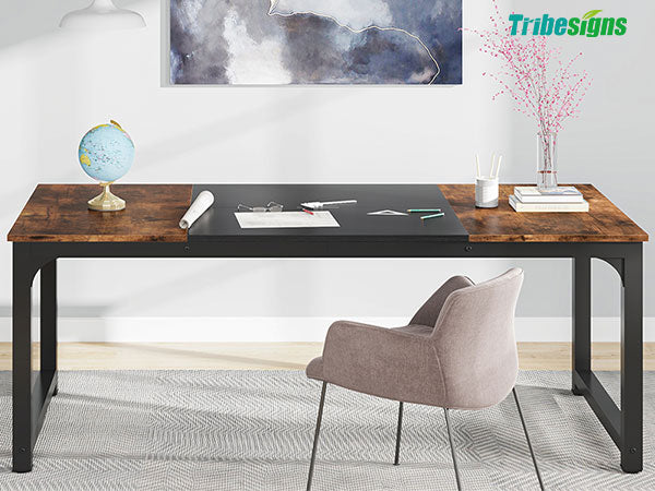 Simple Conference Table, Rectangular Meeting Table Computer Desk