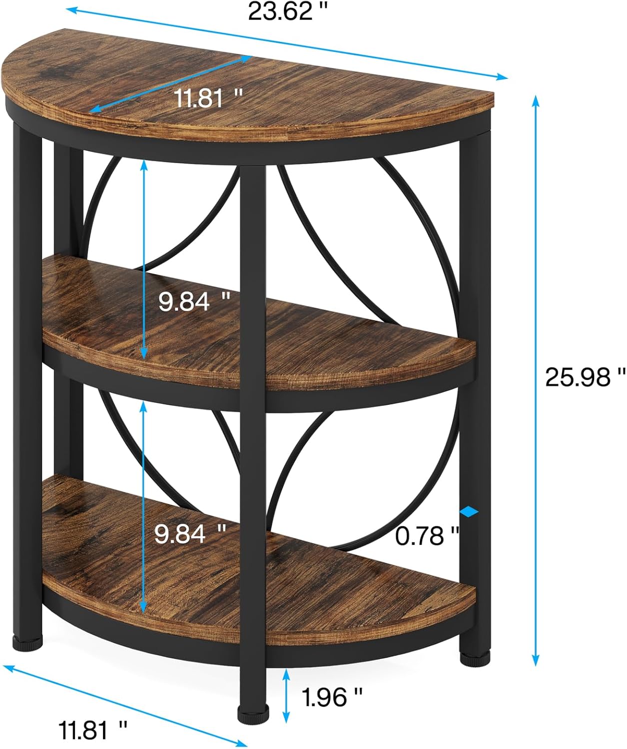 narrow end tables for living room