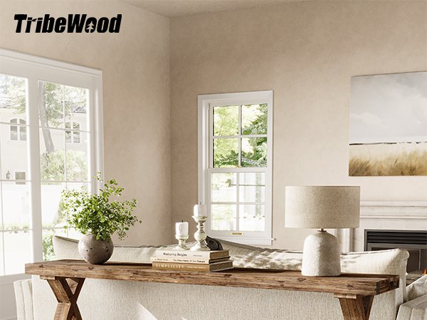 63" Solid Wood Console Table, Narrow Sofa Entryway Table with 2-Tier Storage