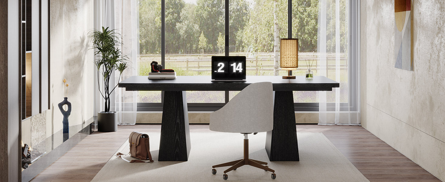 Simple Conference Table, Rectangular Meeting Table Computer Desk