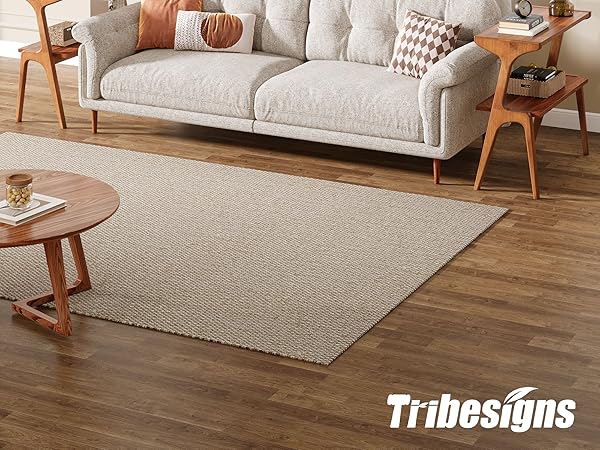 Solid Wood End Table, 2-Tier Sofa Side Table with Storage Shelf