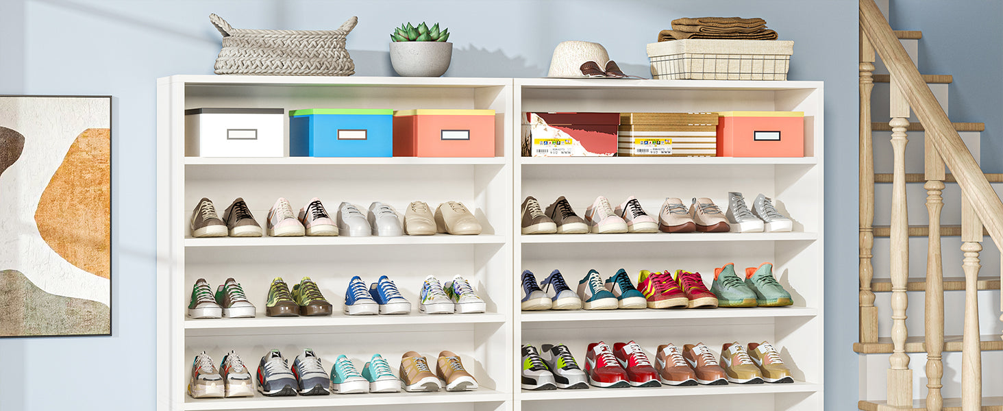 Freestanding Shoe Cabinet, 9-Tier 40-45 Pairs Shoe Storage Rack