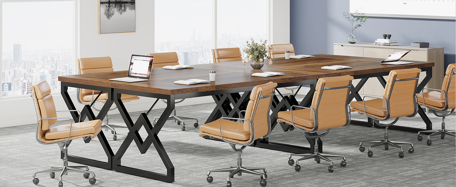 63" Executive Desk, Large Computer Desk for Home Office