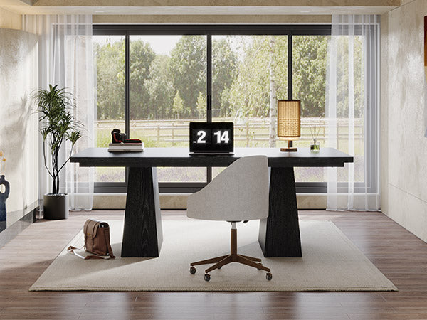 Simple Conference Table, Rectangular Meeting Table Computer Desk