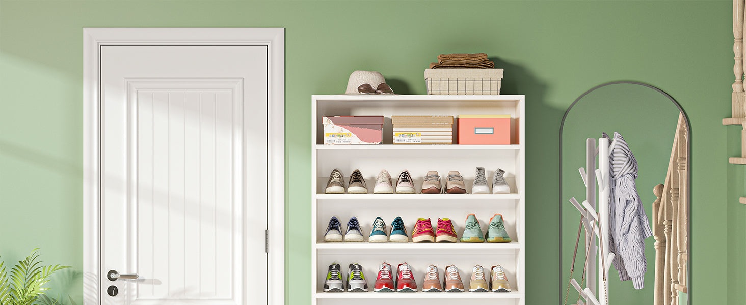 Freestanding Shoe Cabinet, 9-Tier 40-45 Pairs Shoe Storage Rack